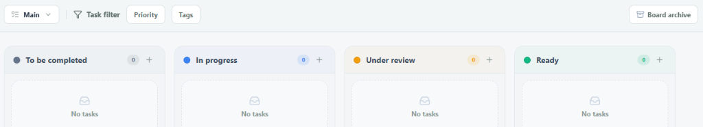 Default Kanban Columns